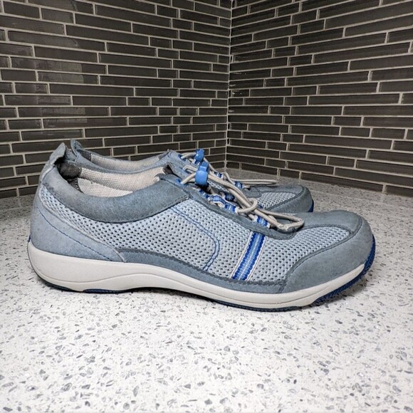 Dansko Helen light blue walking shoes women's size 38 7.5 Henriette - Picture 4 of 7